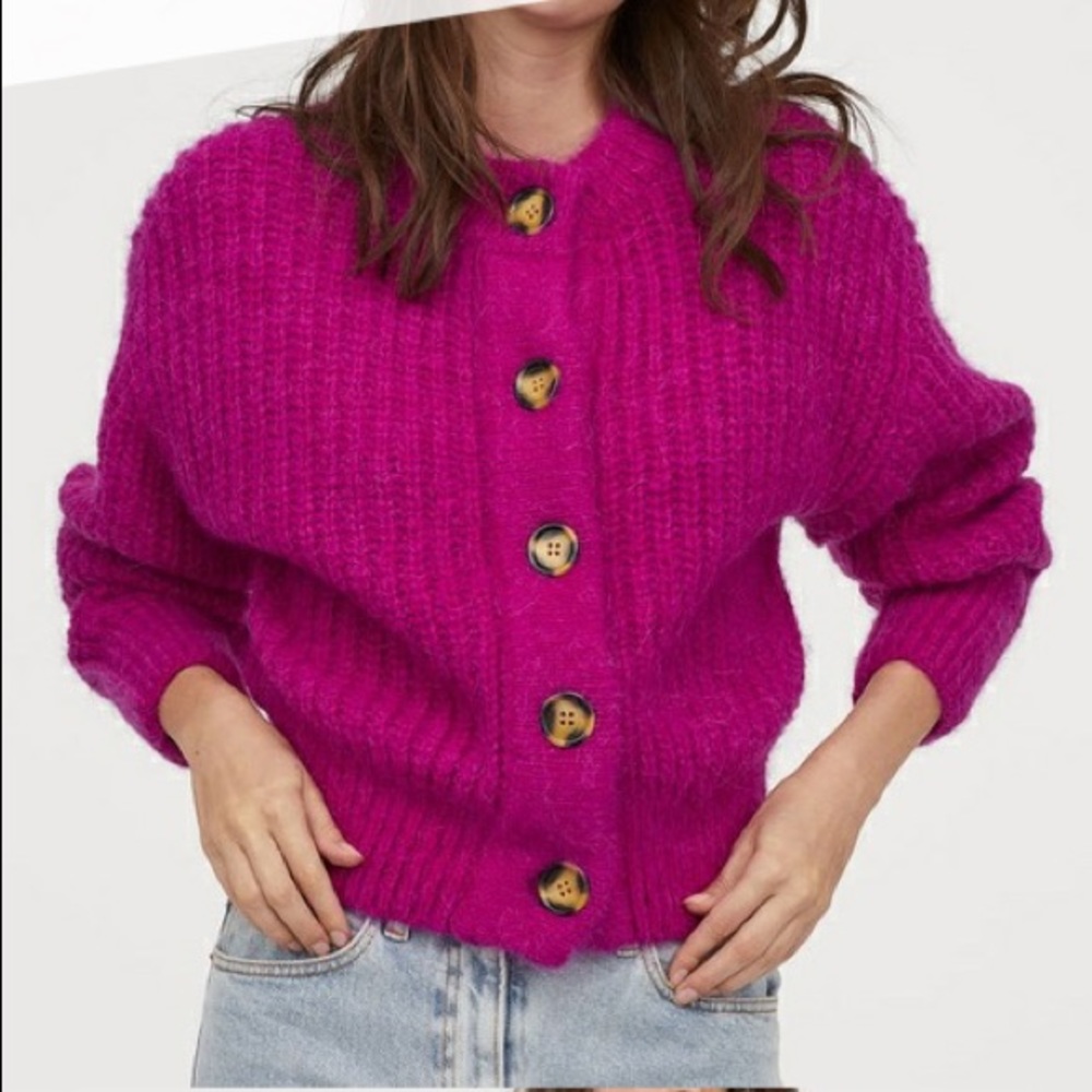 HM Chunky Knit Wool Cardigan